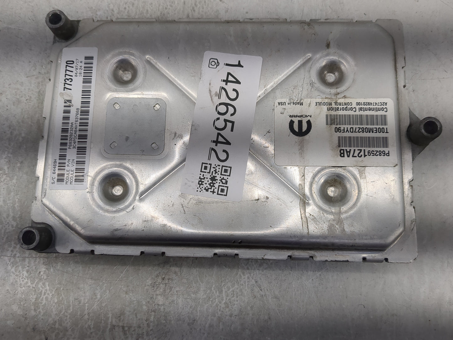 2016-2020 Dodge Journey PCM Engine Control Computer ECU ECM PCU OEM P/N:P68259127AB A2C74749201001 Fits OEM Used Auto Parts 
