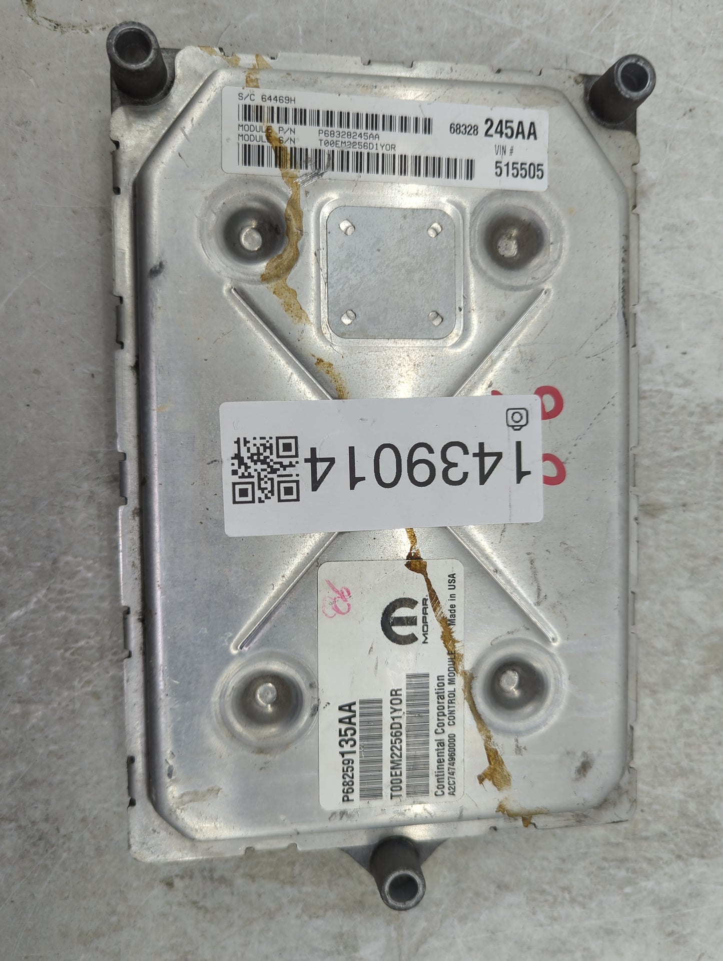 2016-2019 Dodge Journey PCM Engine Control Computer ECU ECM PCU OEM P/N:P68328245AA T00EM2256D1Y0R Fits Fits 2016 2017 2018 