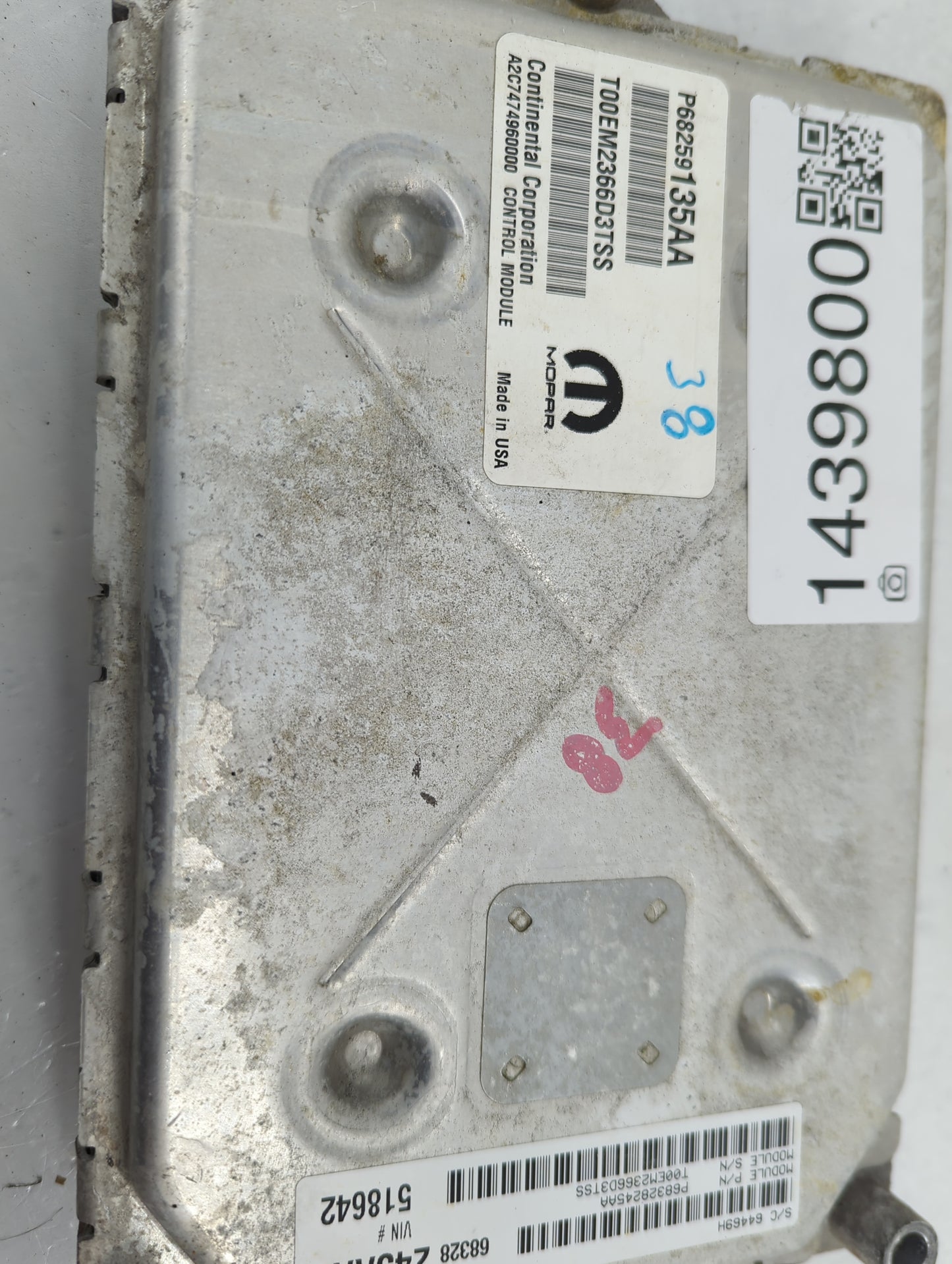 2016-2019 Dodge Journey PCM Engine Control Computer ECU ECM PCU OEM P/N:P68259135AA T00EM2366D3TSS Fits Fits 2016 2017 2018 