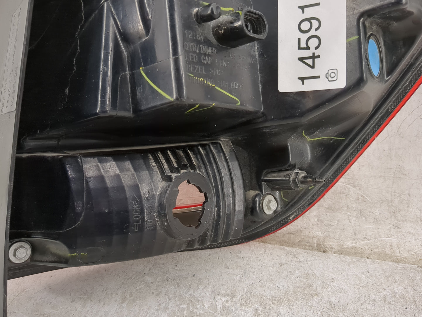 2017 Dodge Journey Tail Light Assembly Driver Left OEM P/N:68078465AD Fits OEM Used Auto Parts - Oemusedautoparts1.com