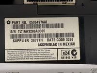 2017 Dodge Journey Information Display Screen 1473428 - Oemusedautoparts1.com