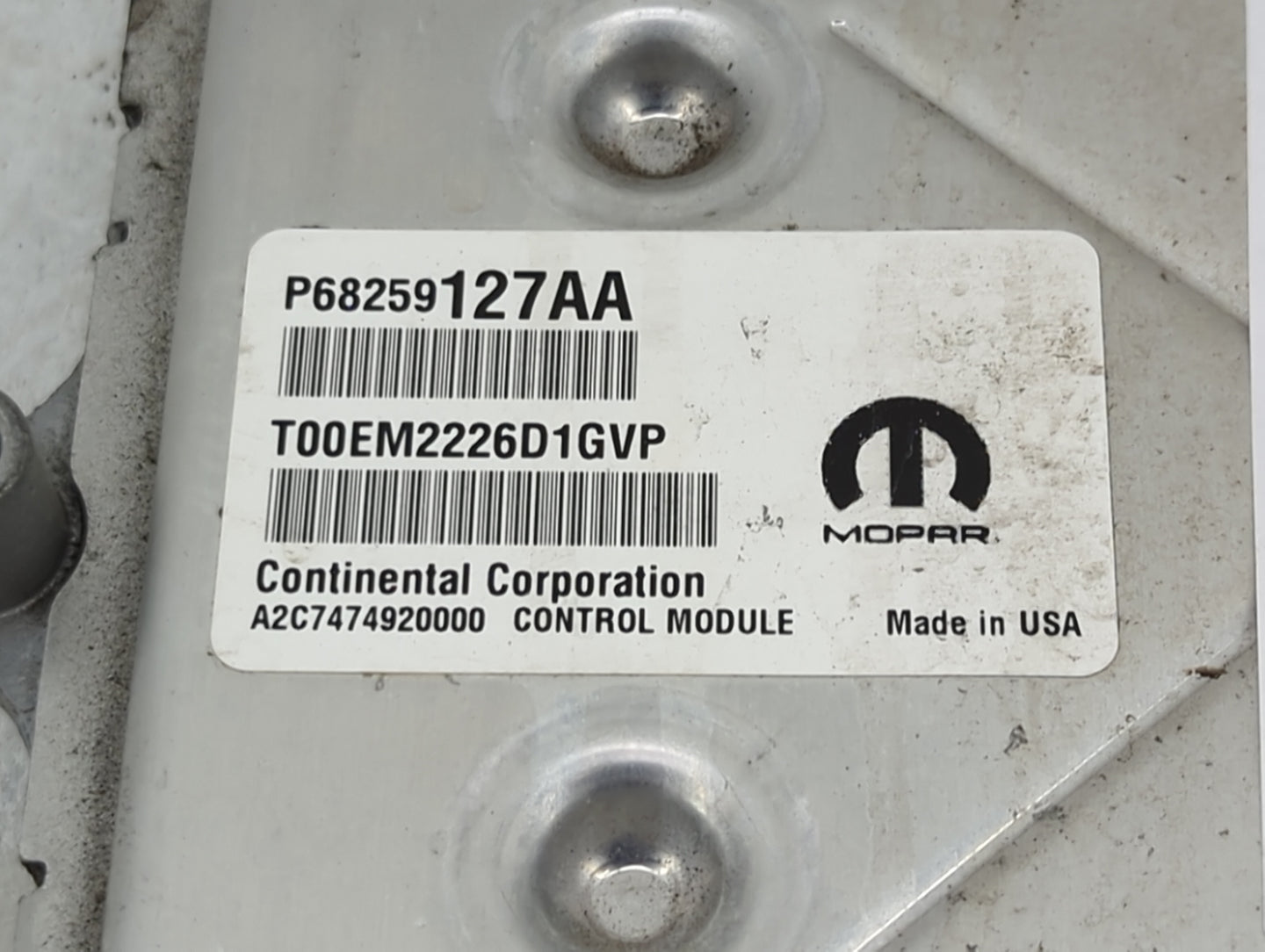 2016-2020 Dodge Journey PCM Engine Control Computer ECU ECM PCU OEM P/N:P68259127AA T00EM2226D1GVP Fits OEM Used Auto Parts 
