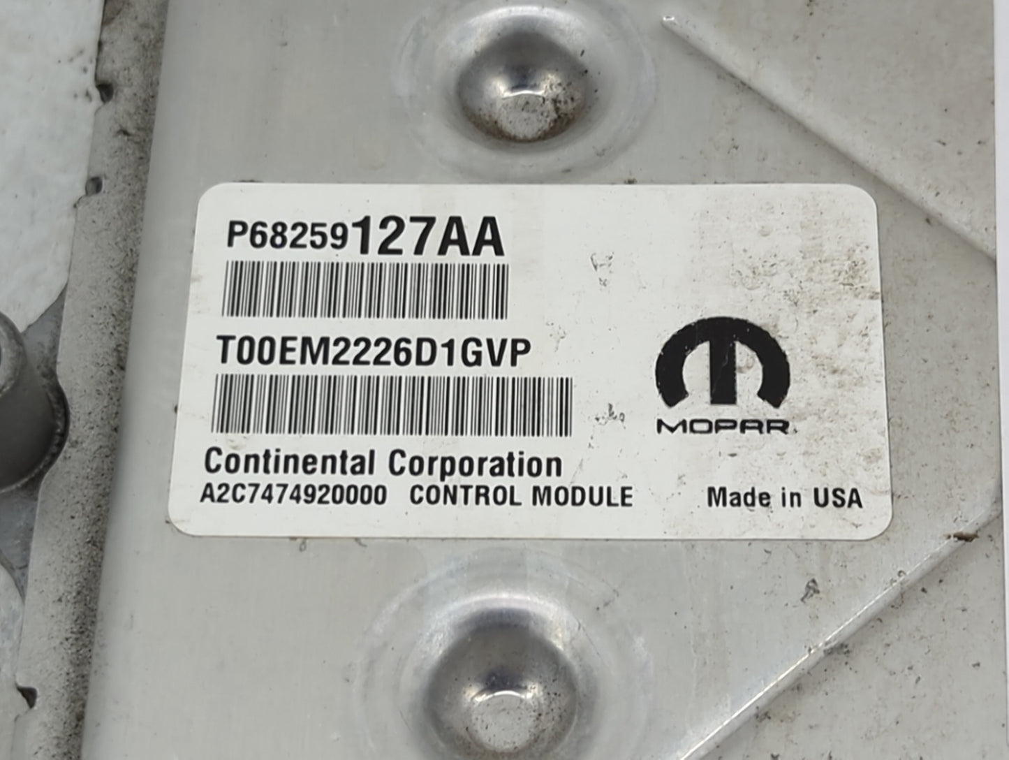 2016-2020 Dodge Journey PCM Engine Control Computer ECU ECM PCU OEM P/N:P68259127AA T00EM2226D1GVP Fits OEM Used Auto Parts 