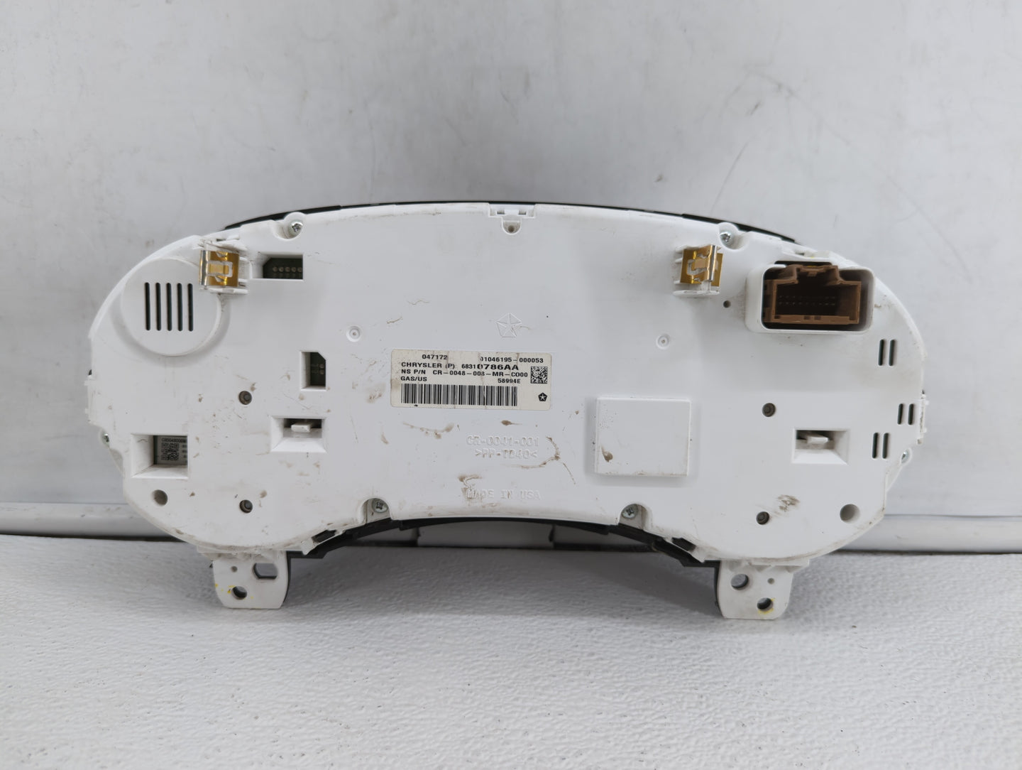 2017 Dodge Journey Instrument Cluster Speedometer Gauges P/N:68310786AA 68310781AA Fits OEM Used Auto Parts - Oemusedautopar