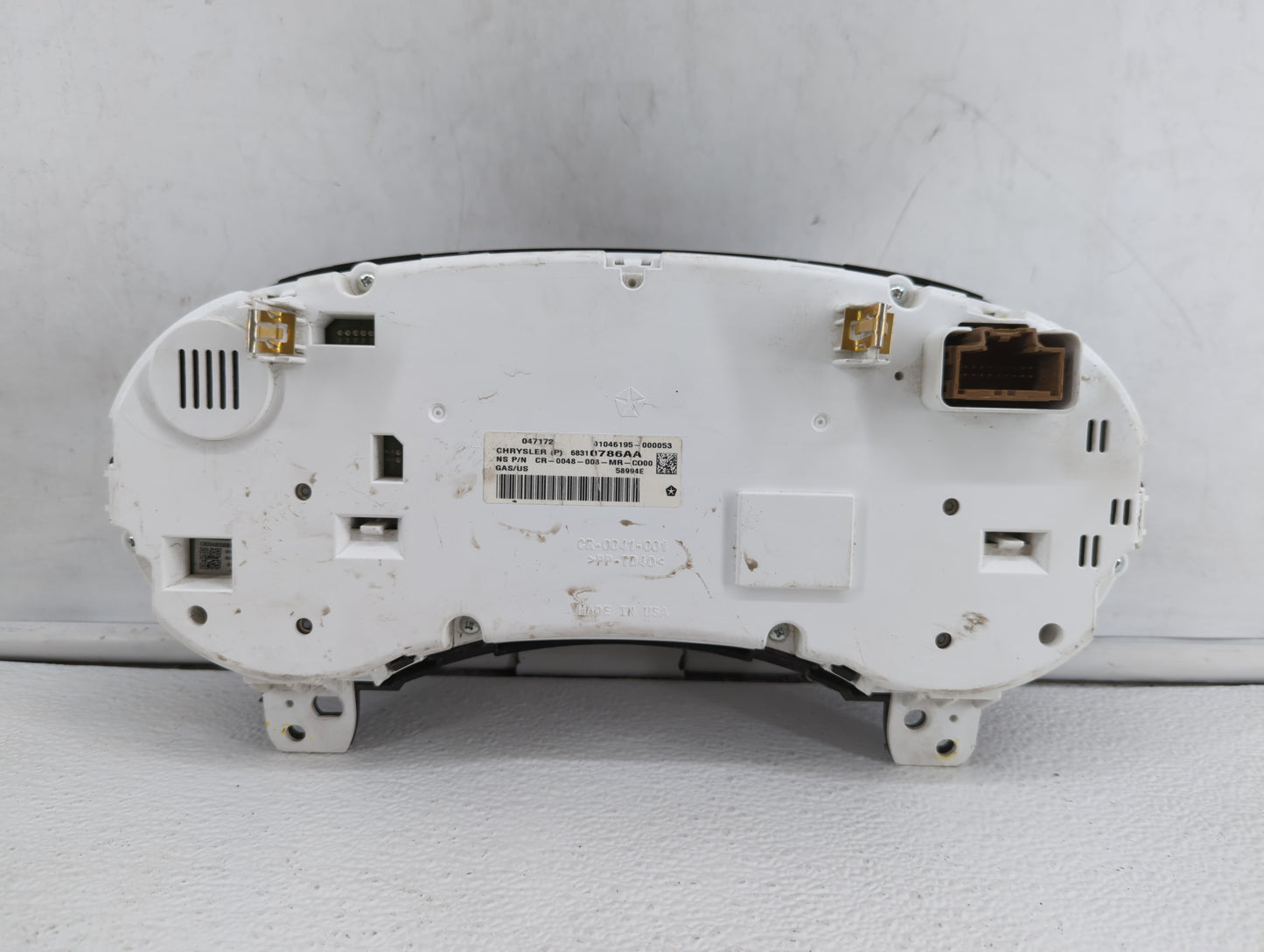 2017 Dodge Journey Instrument Cluster Speedometer Gauges P/N:68310786AA 68310781AA Fits OEM Used Auto Parts - Oemusedautopar