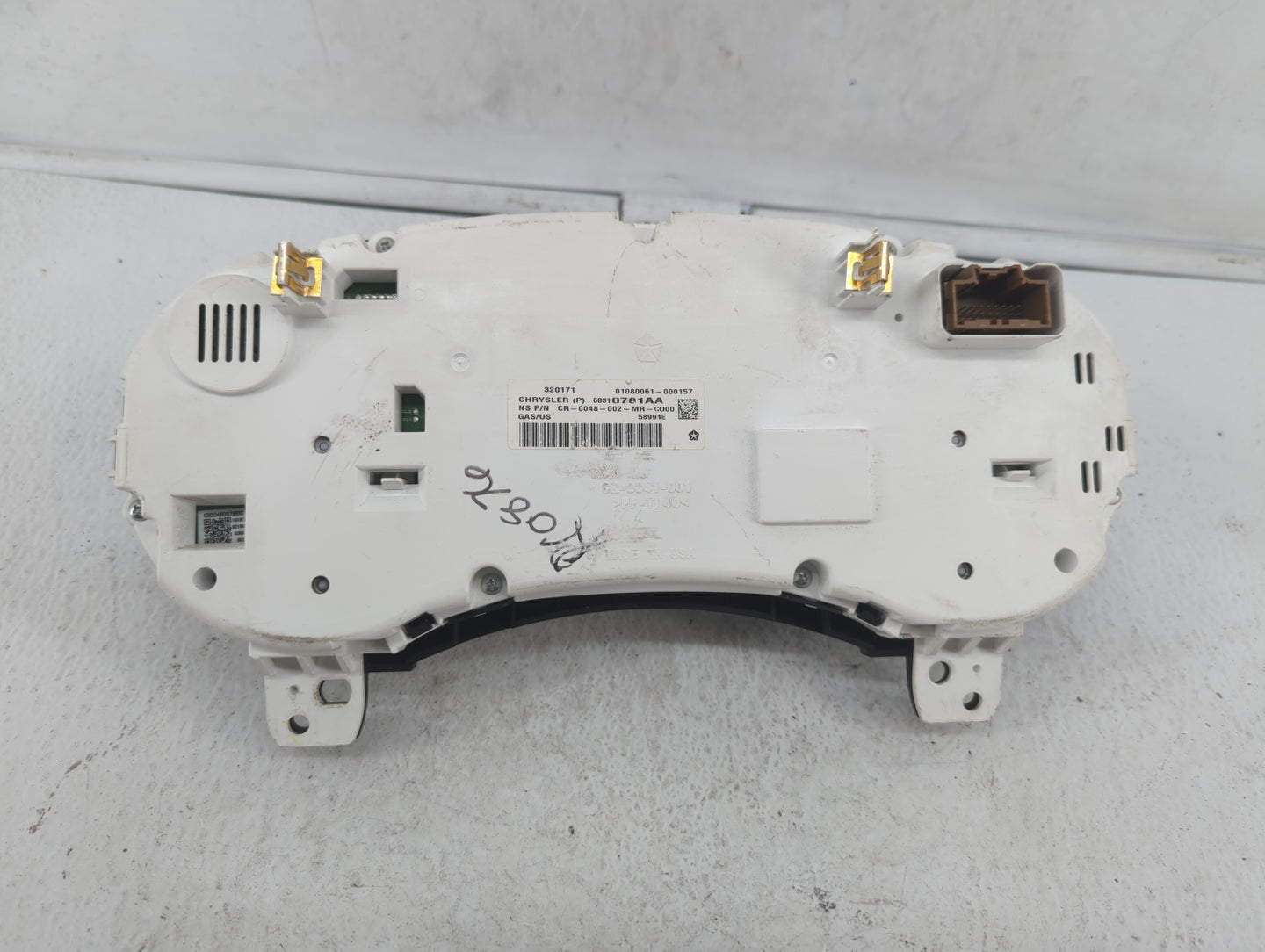 2017 Dodge Journey Instrument Cluster Speedometer Gauges P/N:68310786AA 68310781AA Fits OEM Used Auto Parts - Oemusedautopar