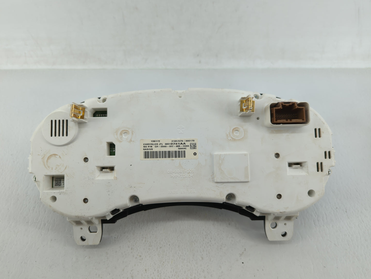 2017 Dodge Journey Instrument Cluster Speedometer Gauges P/N:68310786AA 68310781AA Fits OEM Used Auto Parts - Oemusedautopar