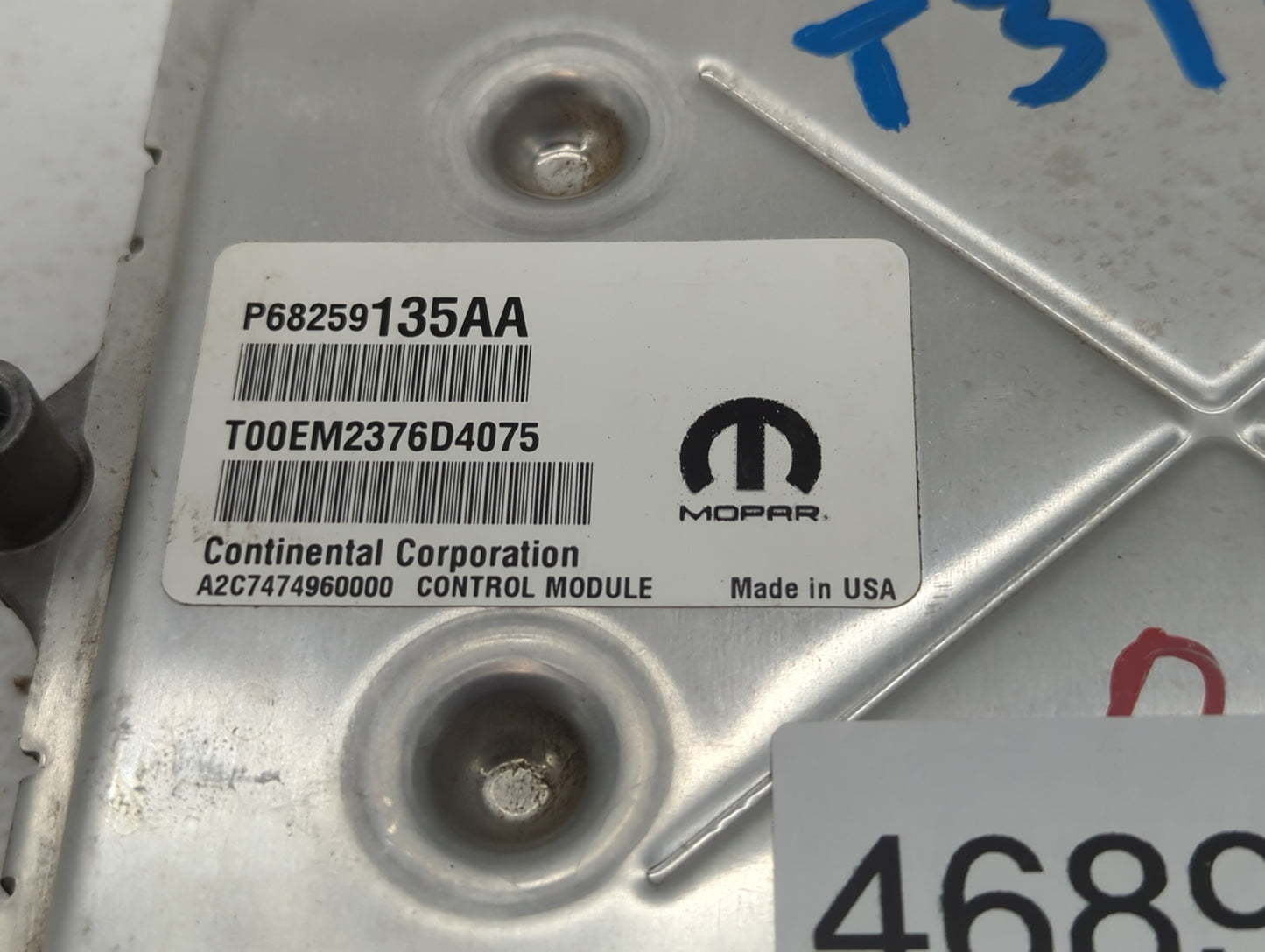 2016-2019 Dodge Journey PCM Engine Control Computer ECU ECM PCU OEM P/N:P68259135AB P68259135AA Fits Fits 2016 2017 2018 201