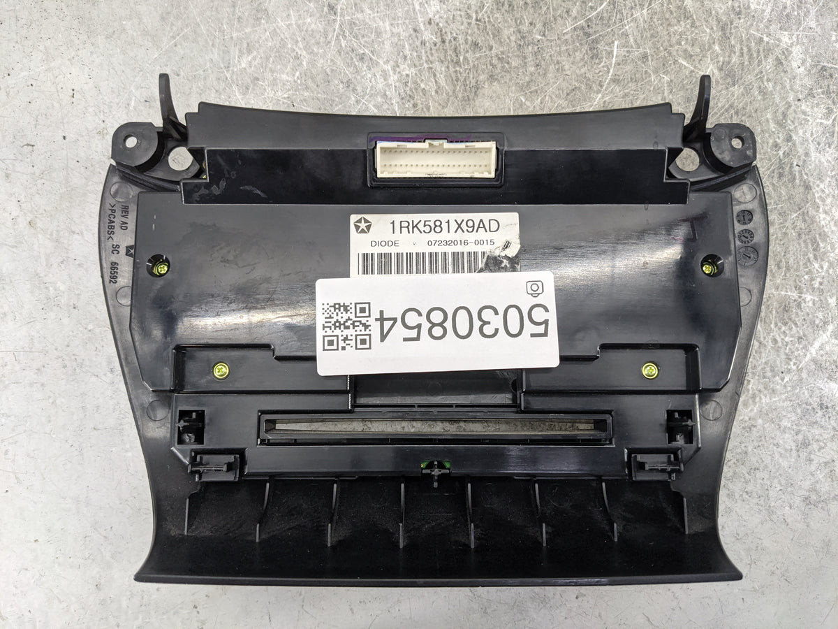 2011-2017 Dodge Journey Climate Control Module Temperature AC/Heater Replacement P/N:1RK581X9AD Fits OEM Used Auto Parts - O