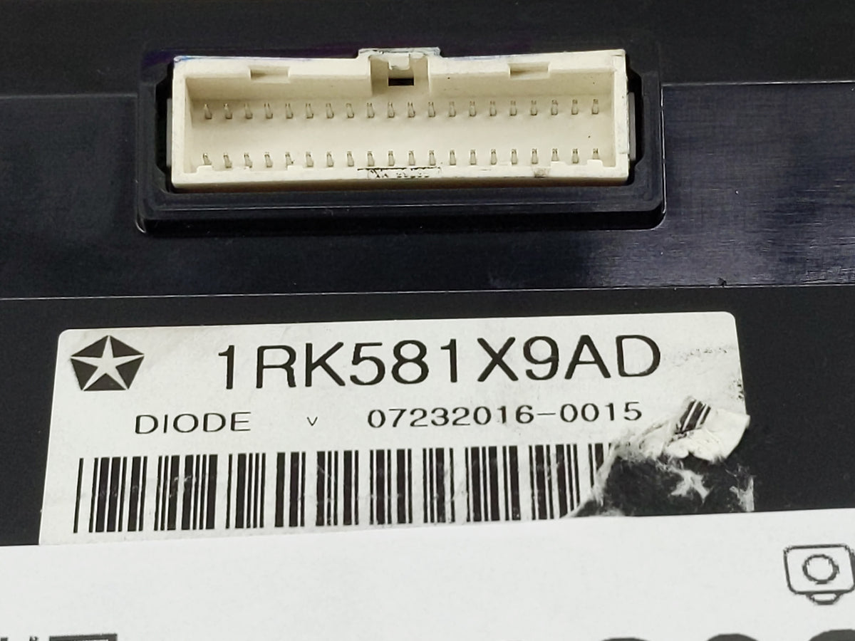 2011-2017 Dodge Journey Climate Control Module Temperature AC/Heater Replacement P/N:1RK581X9AD Fits OEM Used Auto Parts - O