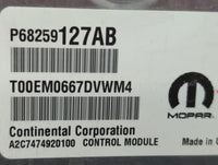 2016-2020 Dodge Journey PCM Engine Control Computer ECU ECM PCU OEM P/N:P68259127AB Fits Fits 2016 2017 2018 2019 2020 OEM U