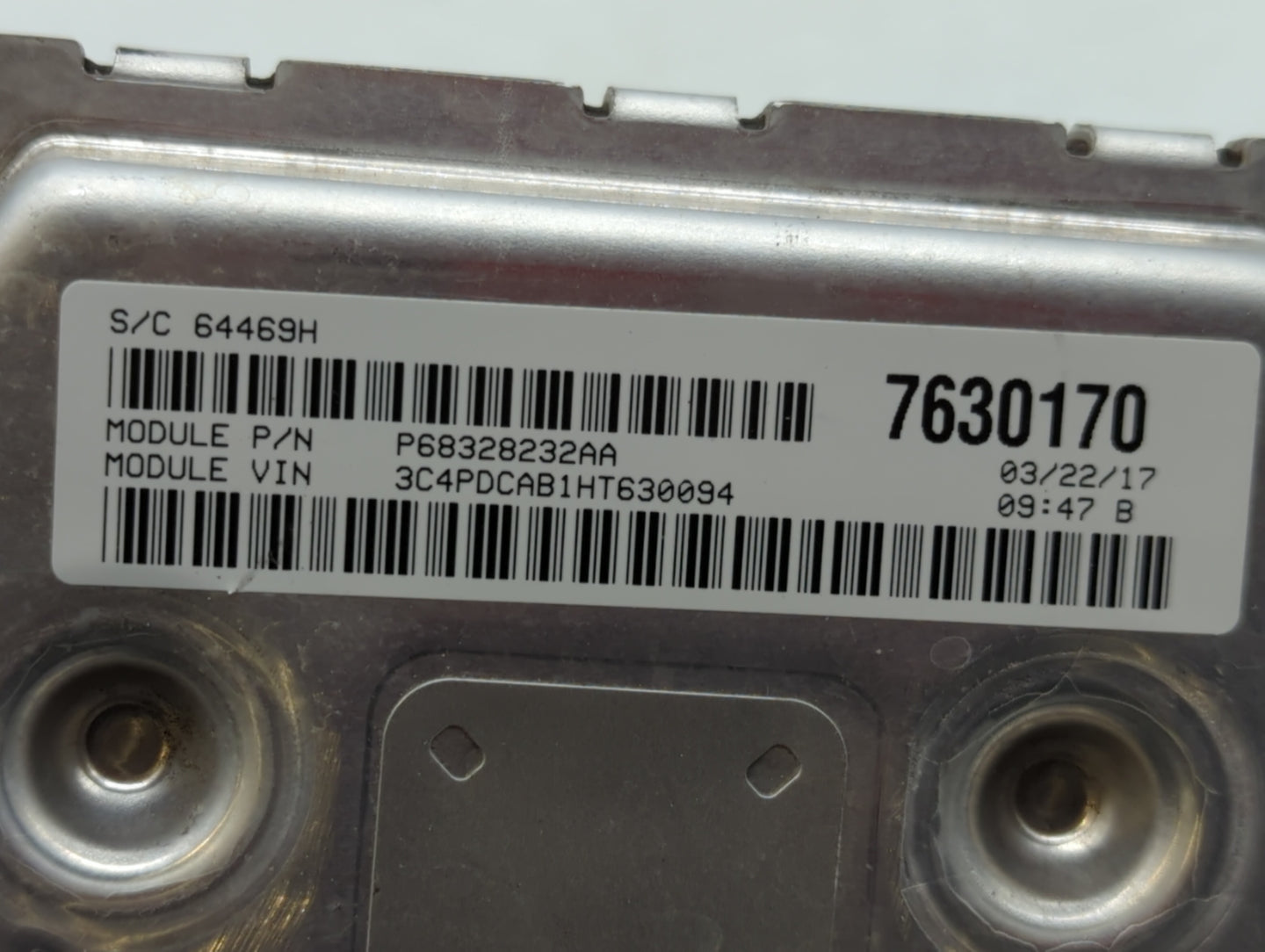 2016-2020 Dodge Journey PCM Engine Control Computer ECU ECM PCU OEM P/N:P68259127AB Fits Fits 2016 2017 2018 2019 2020 OEM U
