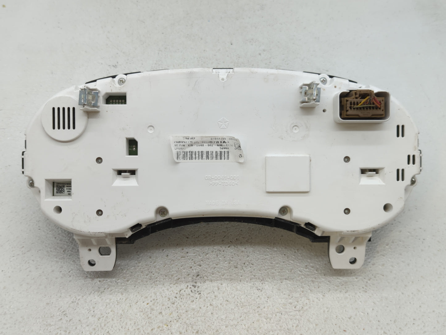 2017 Dodge Journey Instrument Cluster Speedometer Gauges P/N:68310781AA Fits OEM Used Auto Parts - Oemusedautoparts1.com