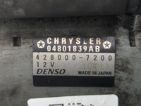 2011-2019 Dodge Journey Car Starter Motor Solenoid OEM P/N:428000-7200 04801839AB Fits OEM Used Auto Parts - Oemusedautopart