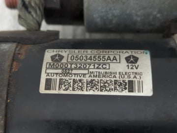 2009-2020 Dodge Journey Car Starter Motor Solenoid OEM P/N:M000T32071ZC 05034555AA Fits OEM Used Auto Parts