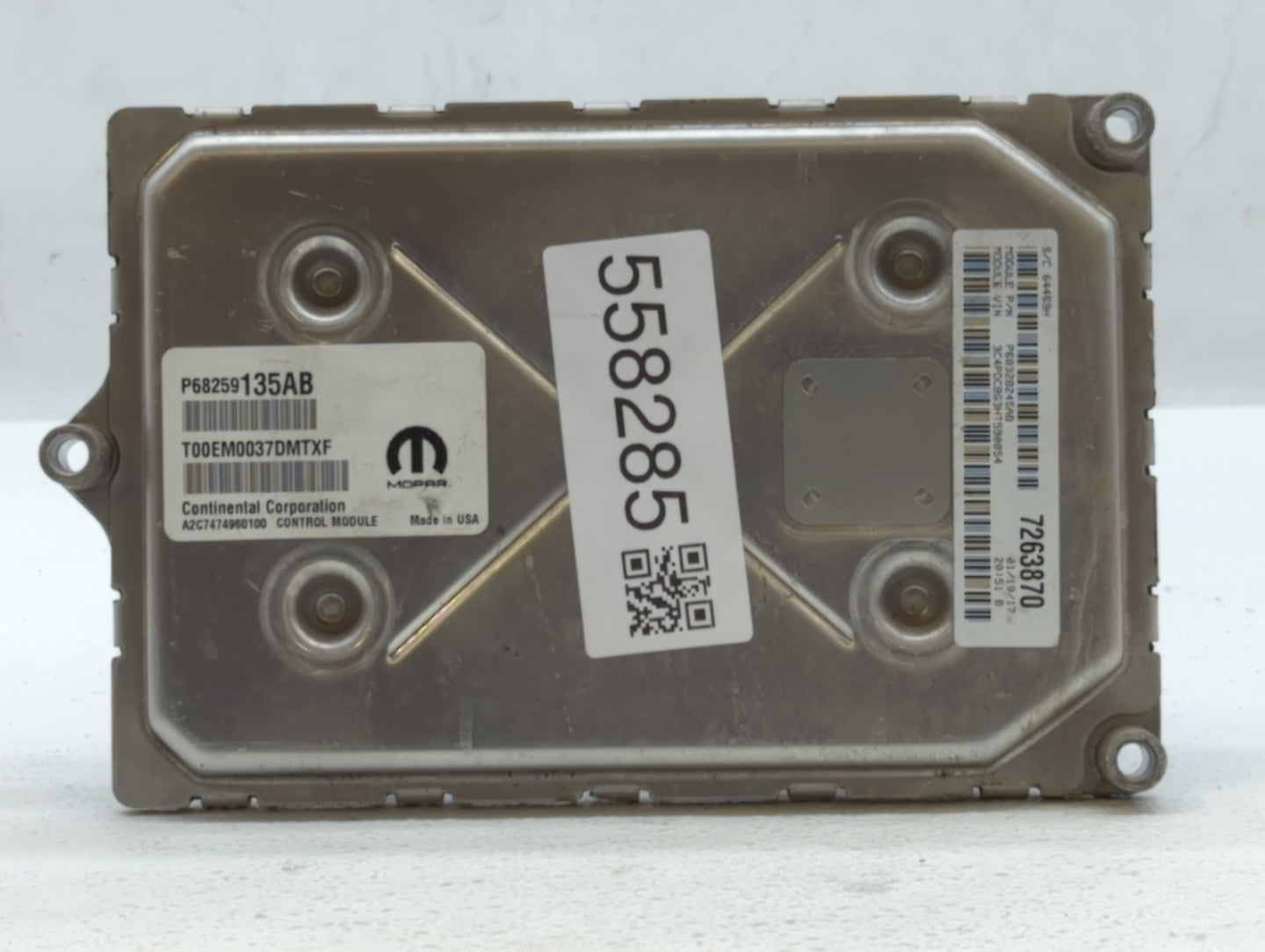 2016-2019 Dodge Journey PCM Engine Control Computer ECU ECM PCU OEM P/N:P68259135AB Fits Fits 2016 2017 2018 2019 OEM Used A