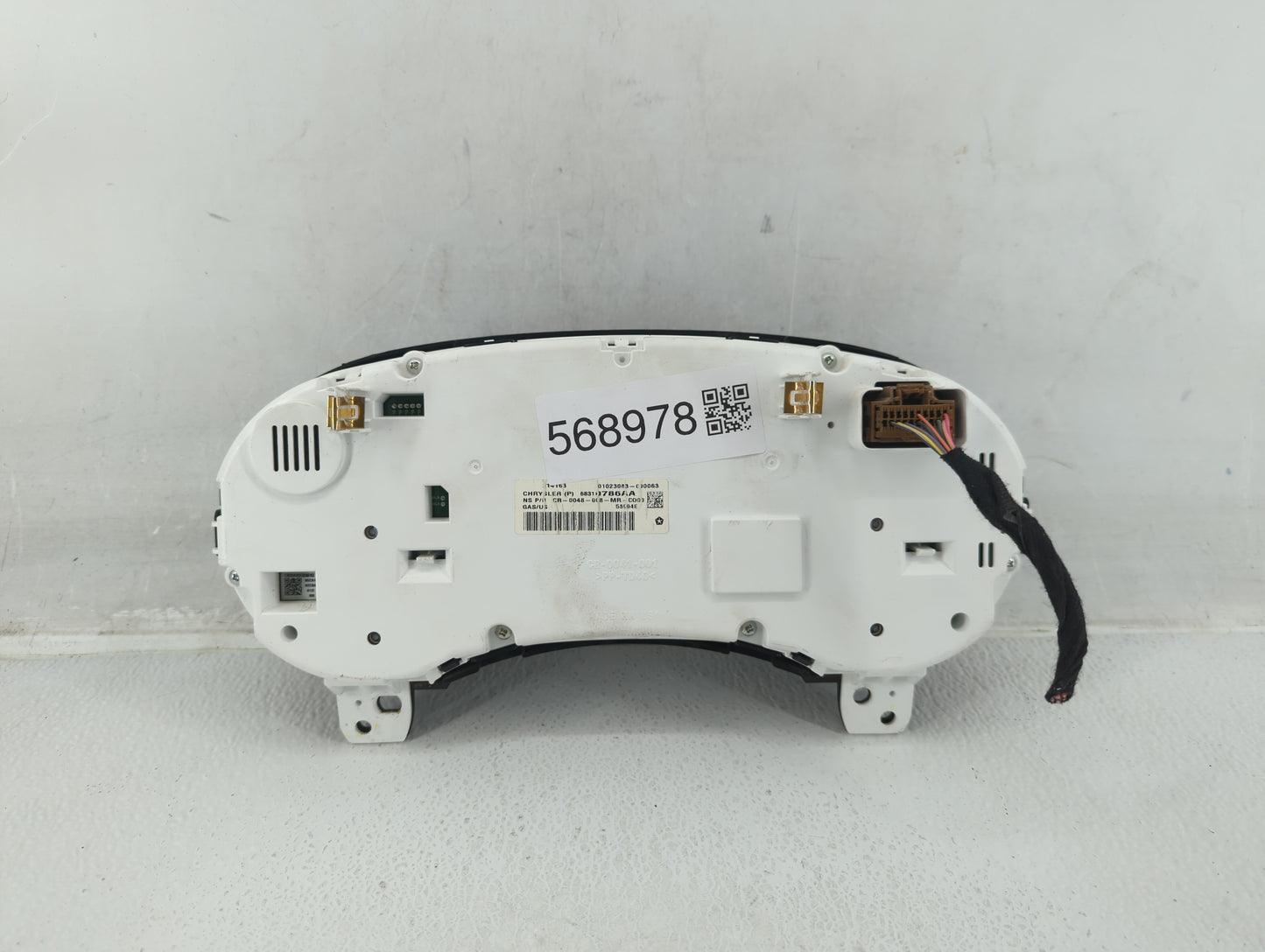 2017 Dodge Journey Instrument Cluster Speedometer Gauges P/N:68310786AA Fits OEM Used Auto Parts - Oemusedautoparts1.com