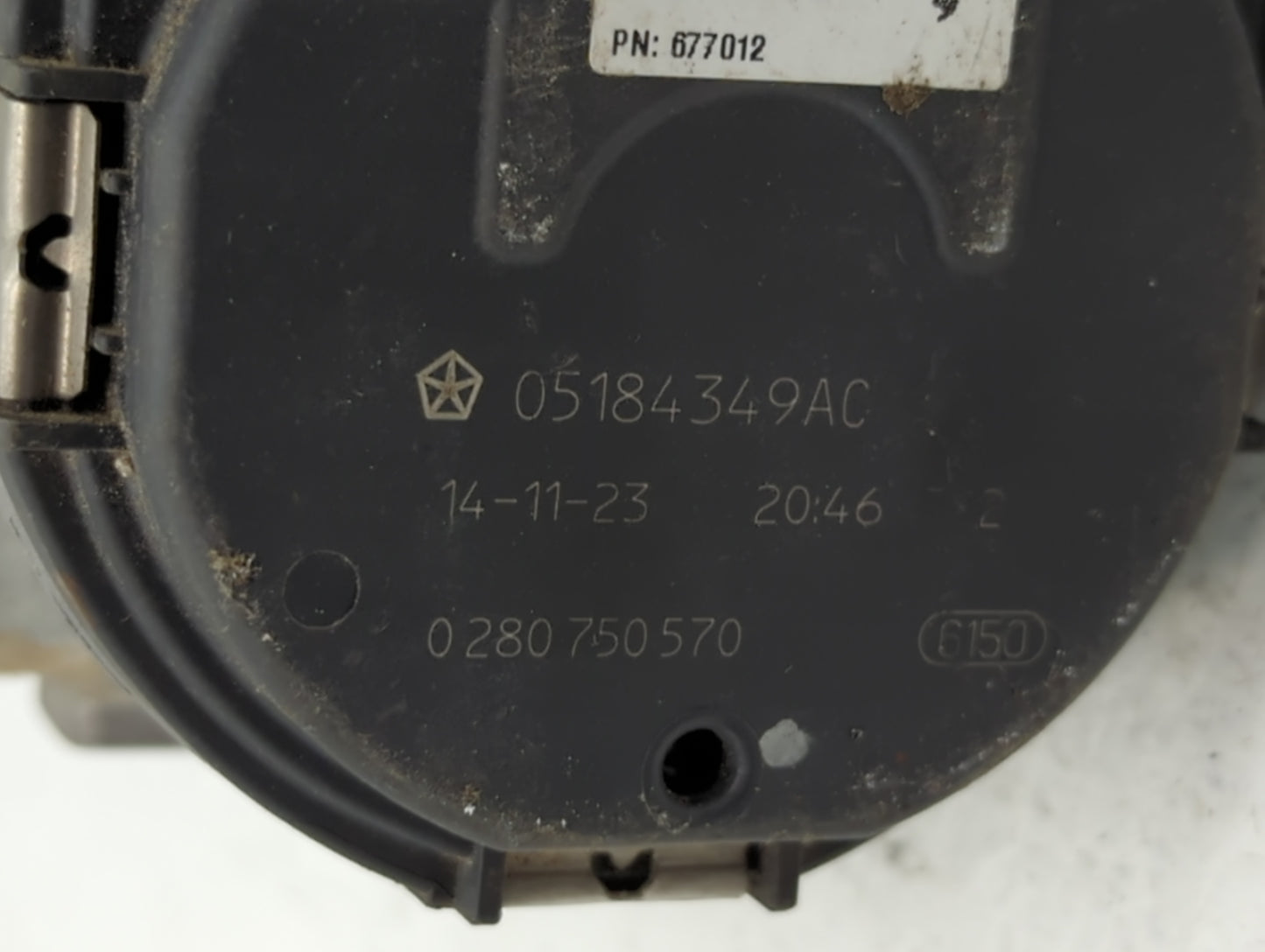 2011-2019 Dodge Journey Throttle Body P/N:05184349AC Fits Fits 2011 2012 2013 2014 2015 2016 2017 2018 2019 2020 2021 2022 O