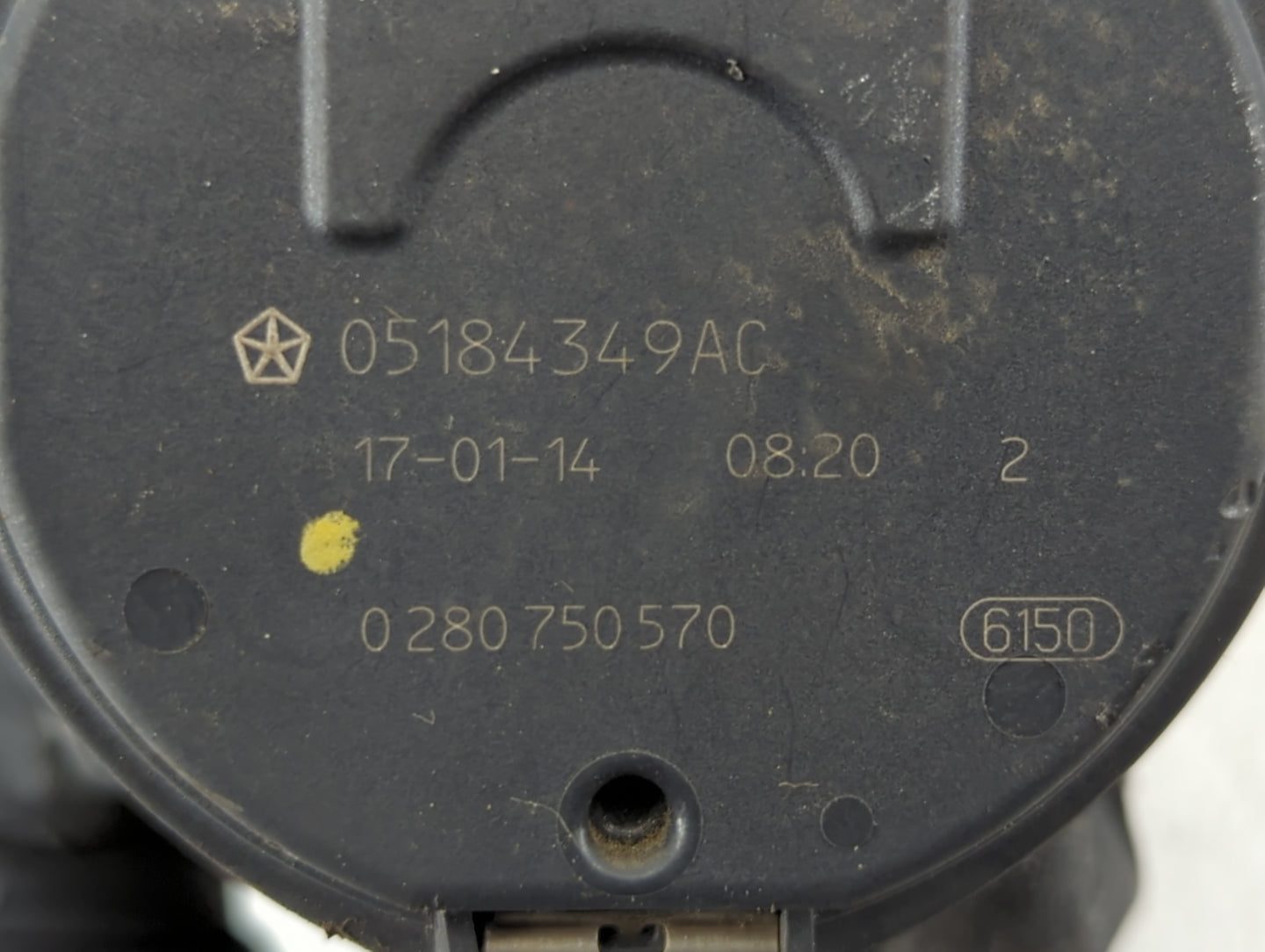 2011-2019 Dodge Journey Throttle Body P/N:0 280 750 570 05184349AC Fits OEM Used Auto Parts - Oemusedautoparts1.com