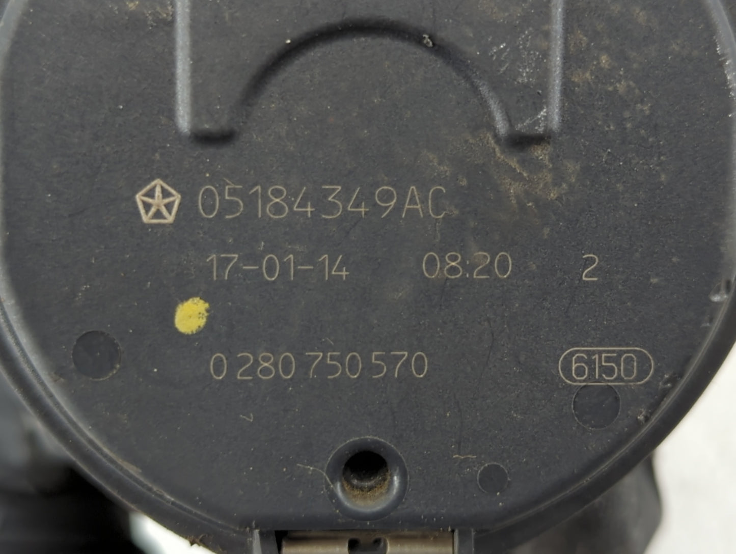 2011-2019 Dodge Journey Throttle Body P/N:0 280 750 570 05184349AC Fits OEM Used Auto Parts - Oemusedautoparts1.com