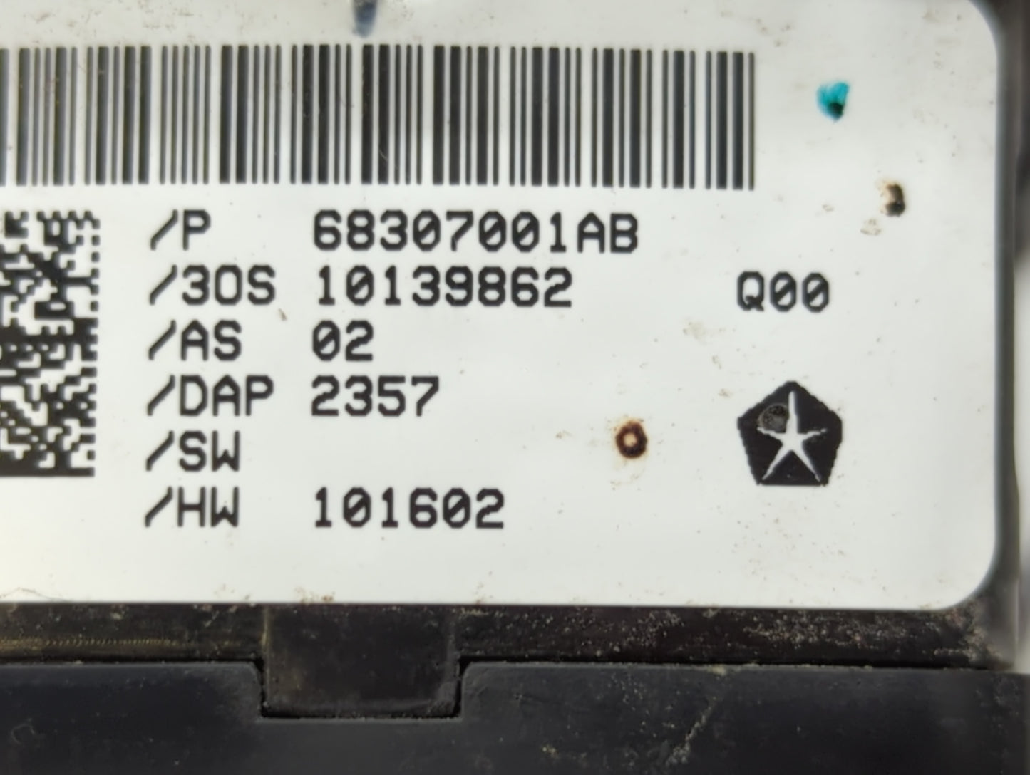 2018-2020 Dodge Journey Master Power Window Switch Replacement Driver Side Left P/N:68307002AA Fits Fits 2018 2019 2020 OEM 