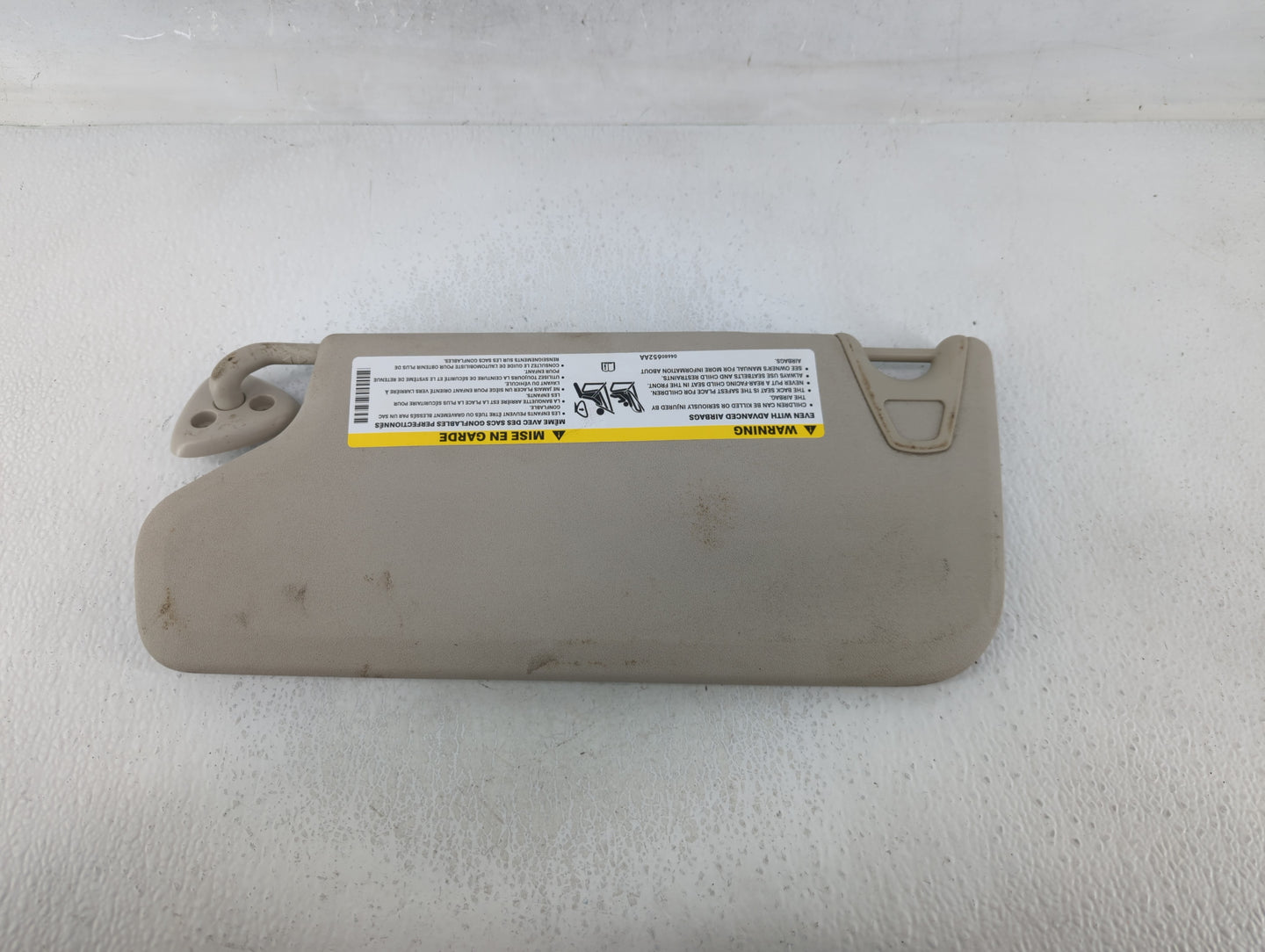 2017 Dodge Journey Sun Visor Shade Replacement Passenger Right Mirror Fits OEM Used Auto Parts - Oemusedautoparts1.com