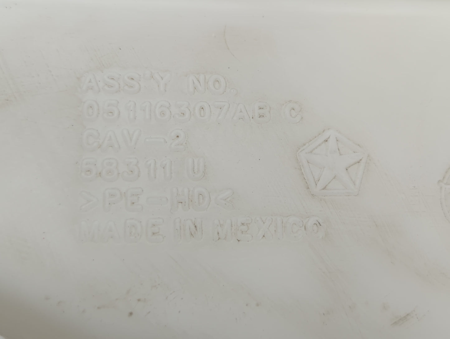 2017 Dodge Journey Windshield Washer Fluid Reservoir Bottle Oem - Oemusedautoparts1.com