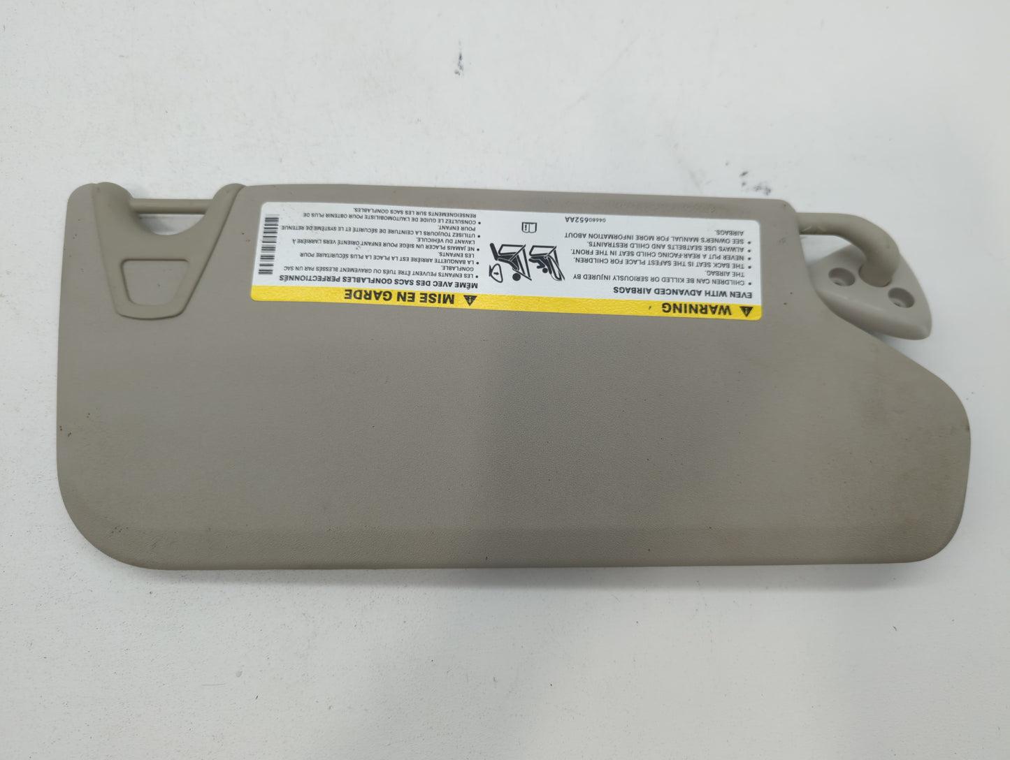2017 Dodge Journey Sun Visor Shade Replacement Passenger Right Mirror Fits OEM Used Auto Parts - Oemusedautoparts1.com