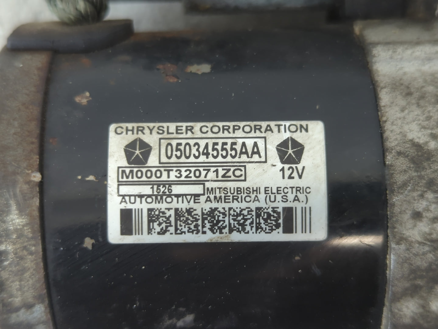 2009-2020 Dodge Journey Car Starter Motor Solenoid OEM P/N:05034555AA M000T32071ZC Fits OEM Used Auto Parts - Oemusedautopar