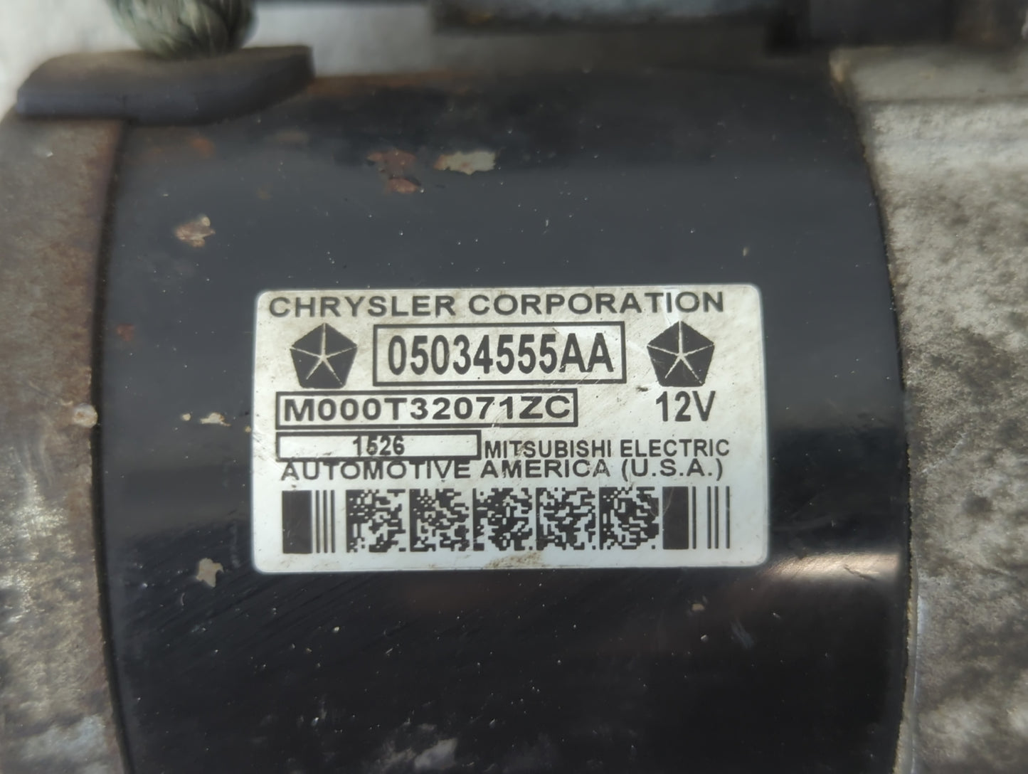 2009-2020 Dodge Journey Car Starter Motor Solenoid OEM P/N:05034555AA M000T32071ZC Fits OEM Used Auto Parts - Oemusedautopar