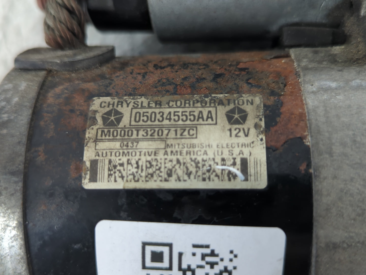 2009-2020 Dodge Journey Car Starter Motor Solenoid OEM P/N:05034555AA M000T32071ZC Fits OEM Used Auto Parts - Oemusedautopar