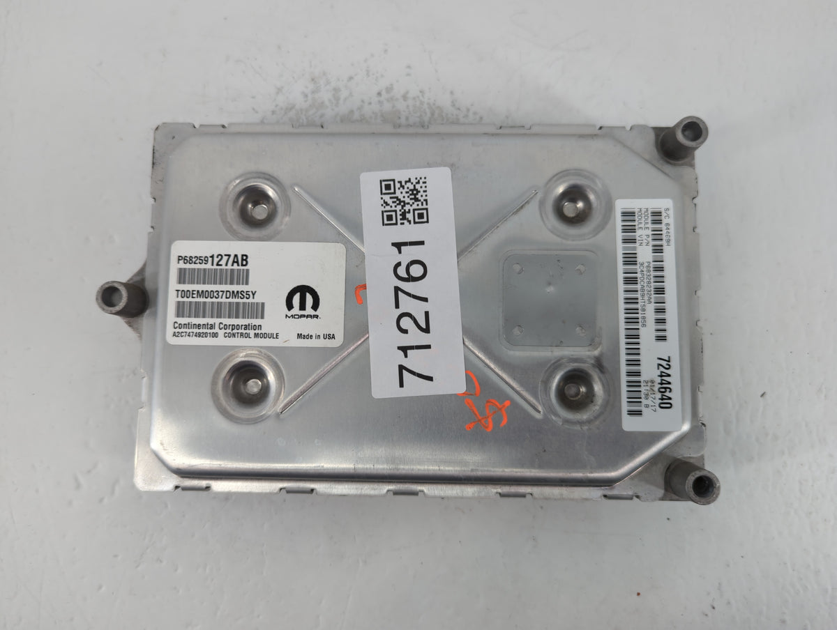 2016-2020 Dodge Journey PCM Engine Control Computer ECU ECM PCU OEM P/N:P68259127AB Fits 2016 2017 2018 2019 2020 OEM Used A