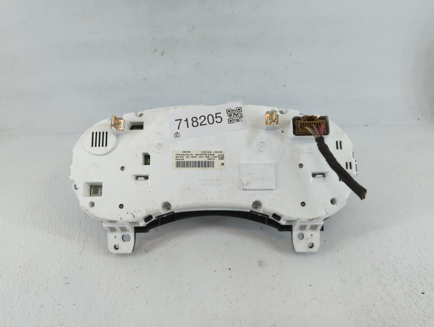 2017 Dodge Journey Instrument Cluster Speedometer Gauges P/N:68310781AA Fits OEM Used Auto Parts - Oemusedautoparts1.com