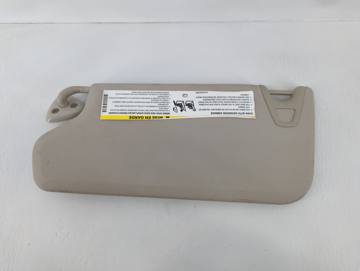 2017 Dodge Journey Sun Visor Shade Replacement Passenger Right Mirror Fits OEM Used Auto Parts - Oemusedautoparts1.com