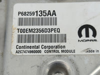 2016-2019 Dodge Journey PCM Engine Control Computer ECU ECM PCU OEM Fits Fits 2016 2017 2018 2019 OEM Used Auto Parts - Oemu