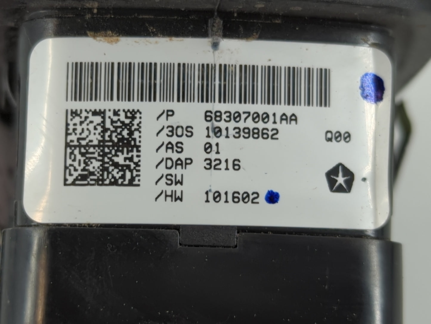 2011-2019 Dodge Journey Master Power Window Switch Replacement Driver Side Left P/N:68307001AA Fits OEM Used Auto Parts - Oe