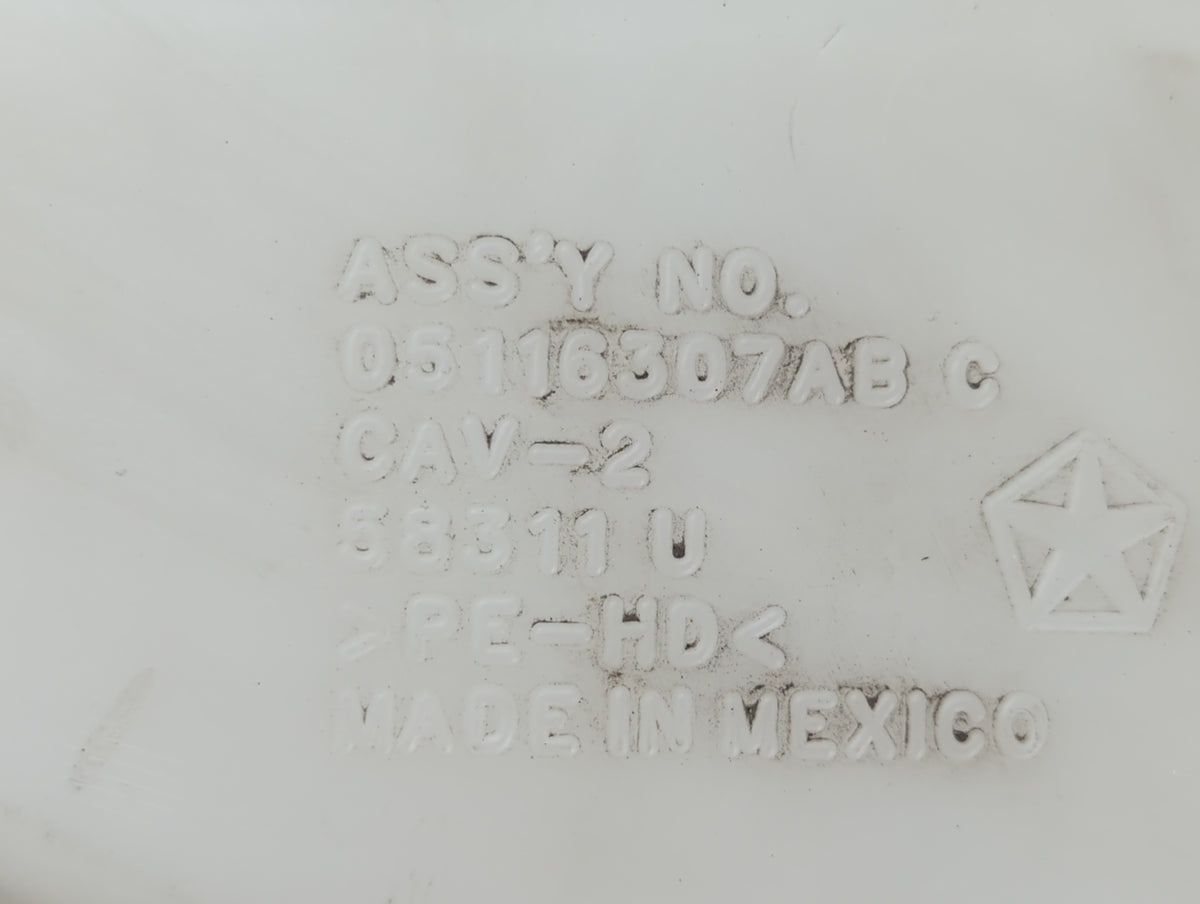 2017 Dodge Journey Windshield Washer Fluid Reservoir Bottle 773756 - Oemusedautoparts1.com