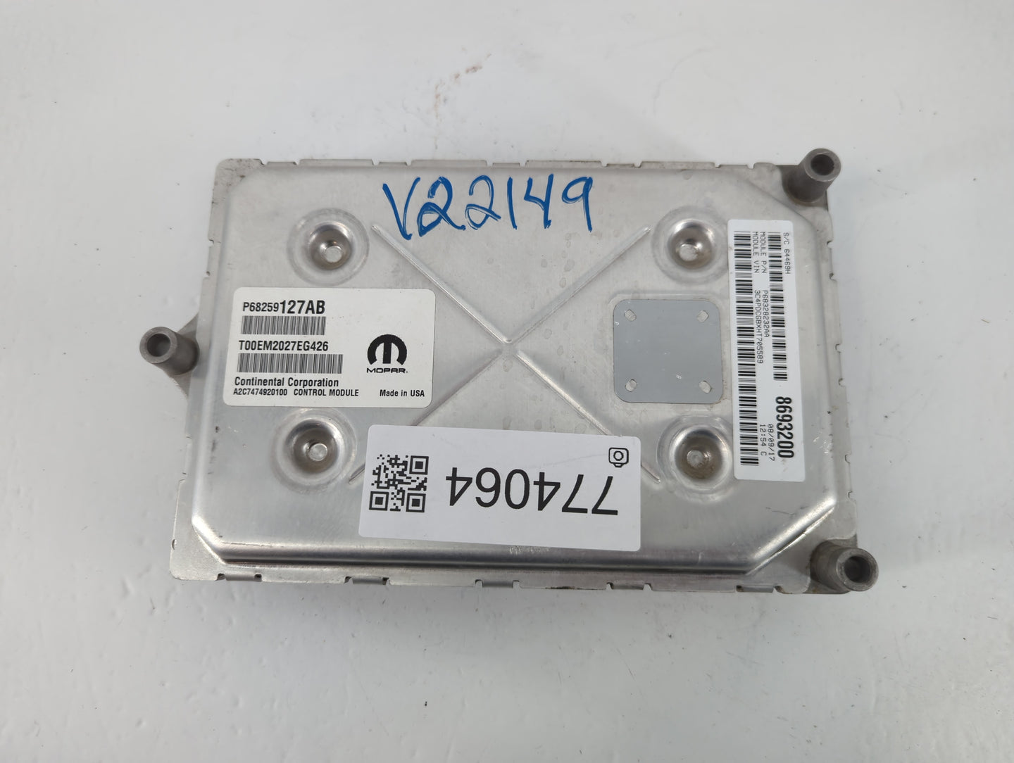 2016-2020 Dodge Journey PCM Engine Control Computer ECU ECM PCU OEM P/N:P68328232AA P68259127AB Fits Fits 2016 2017 2018 201
