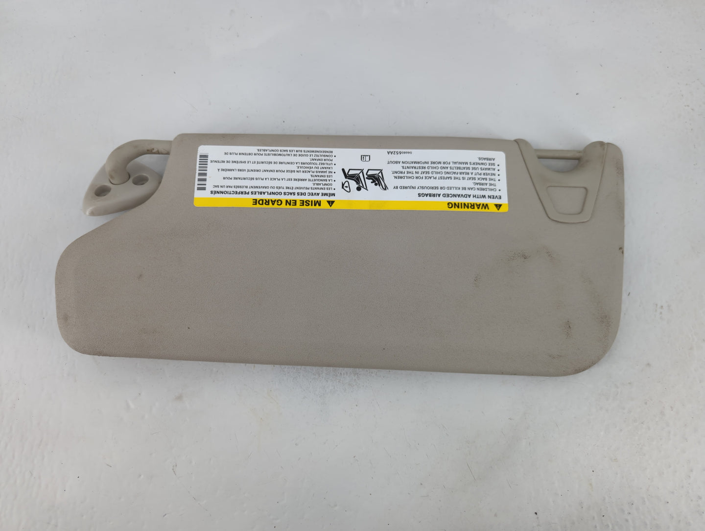 2017 Dodge Journey Sun Visor Shade Replacement Passenger Right Mirror Fits OEM Used Auto Parts - Oemusedautoparts1.com