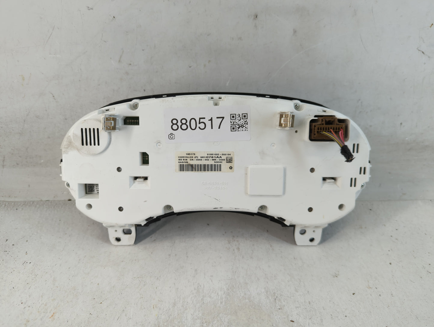 2017 Dodge Journey Instrument Cluster Speedometer Gauges P/N:68310781AA Fits OEM Used Auto Parts - Oemusedautoparts1.com