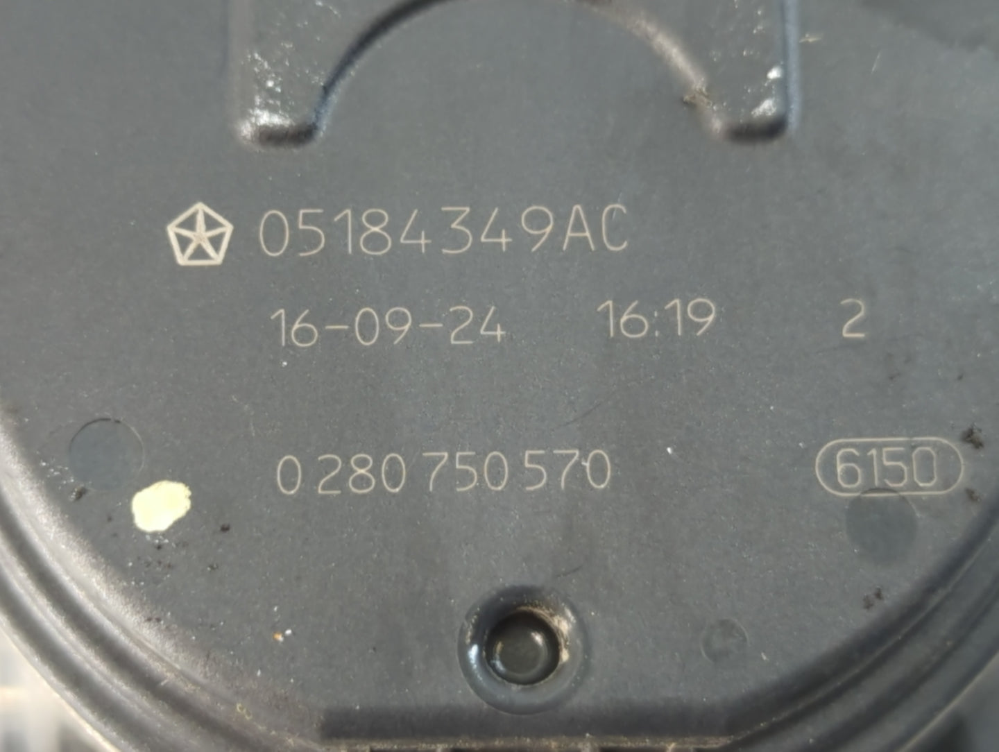 2011-2019 Dodge Journey Throttle Body P/N:0 280 750 570 05184349AC Fits OEM Used Auto Parts - Oemusedautoparts1.com