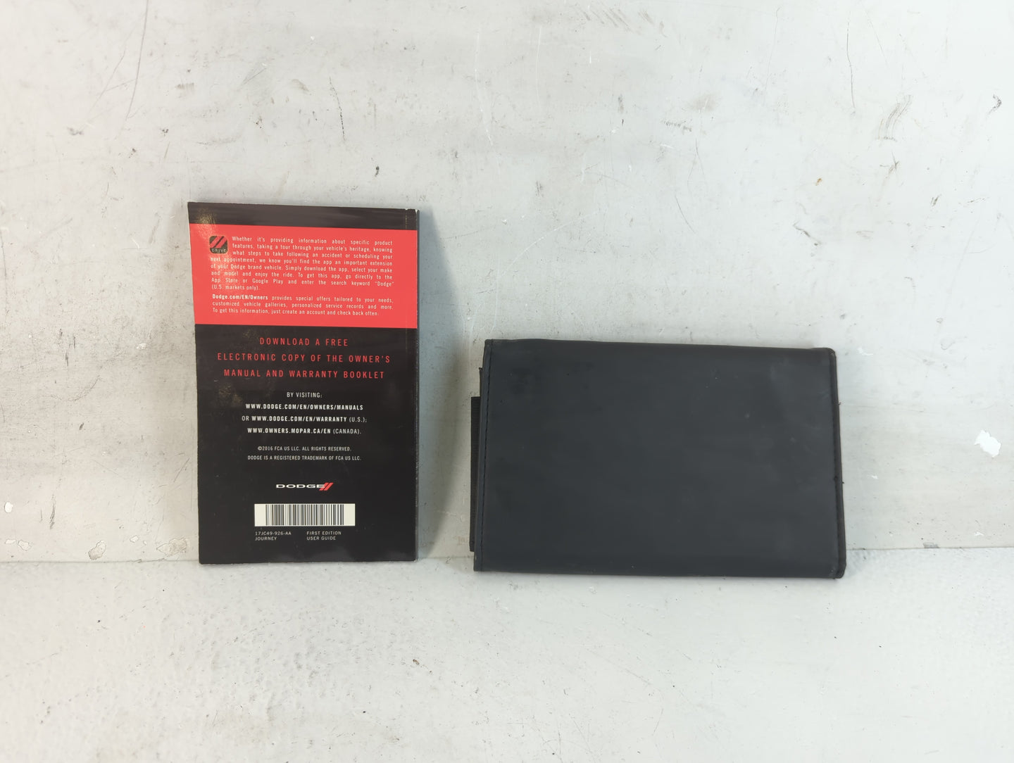 2017 Dodge Journey Owners Manual Book Guide P/N:17JC49-926-AA OEM Used Auto Parts - Oemusedautoparts1.com