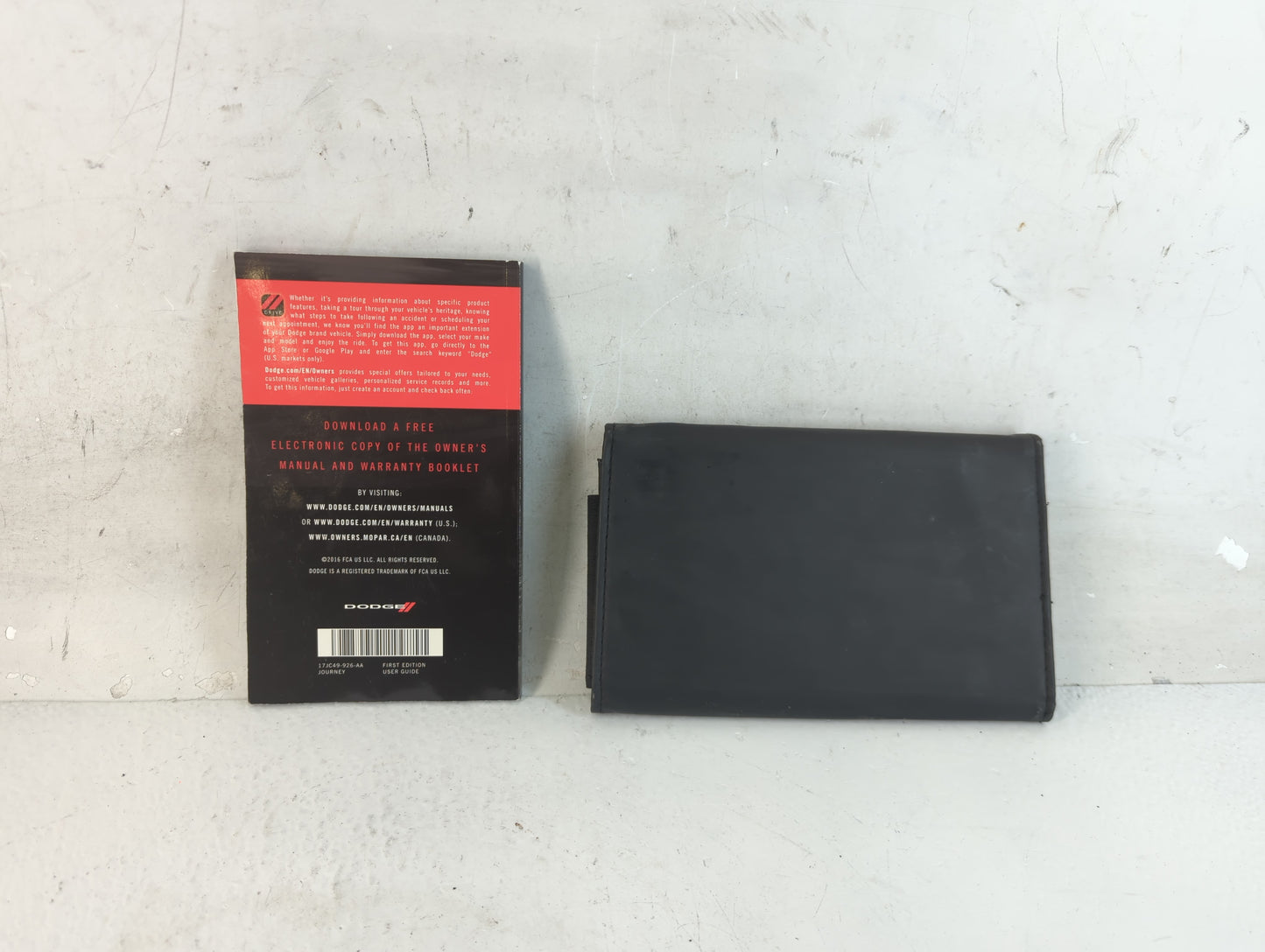 2017 Dodge Journey Owners Manual Book Guide P/N:17JC49-926-AA OEM Used Auto Parts - Oemusedautoparts1.com