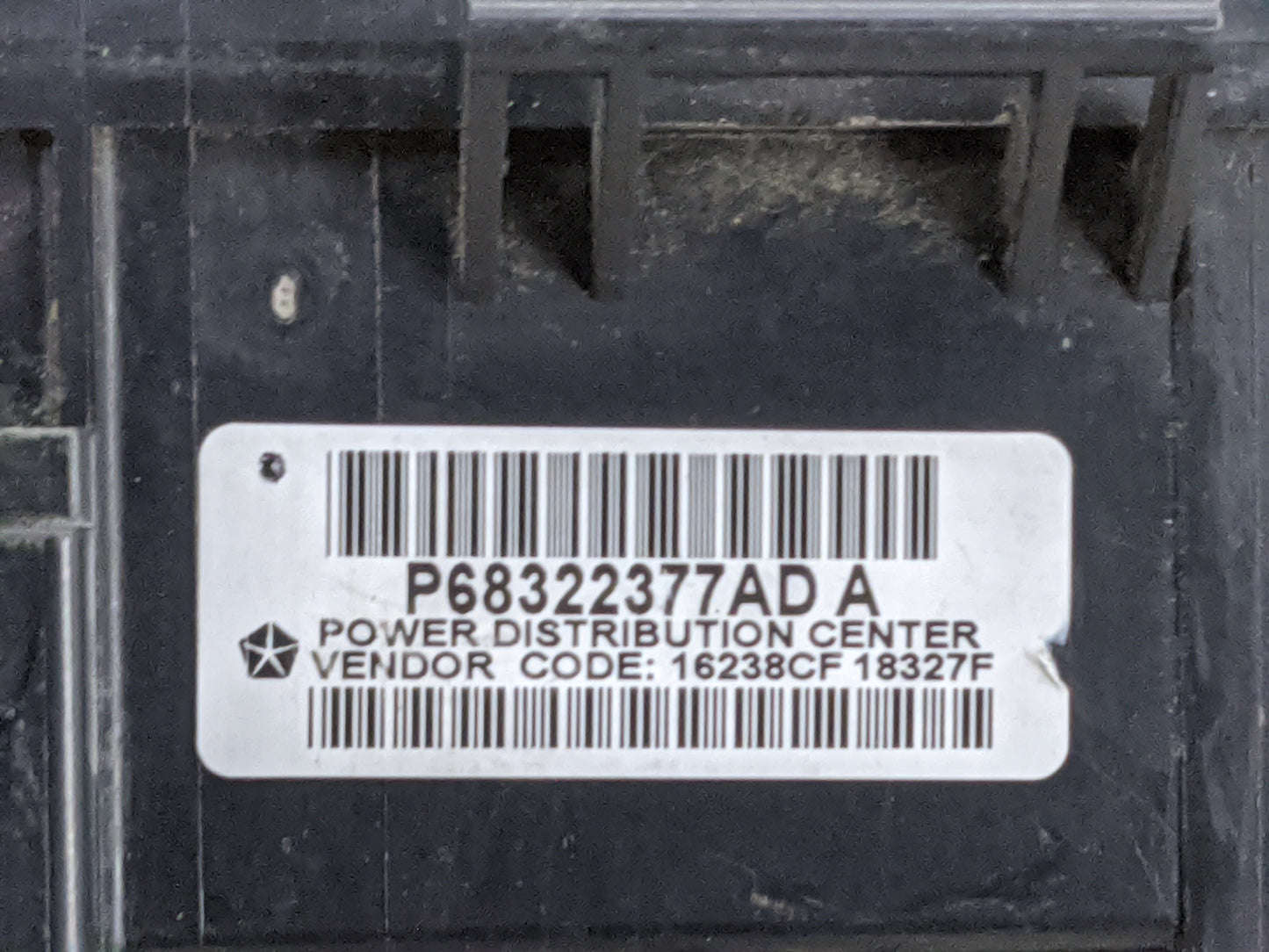 2017 Dodge Ram Fusebox Fuse Box Relay Module Tipm P68322377ad - Oemusedautoparts1.com