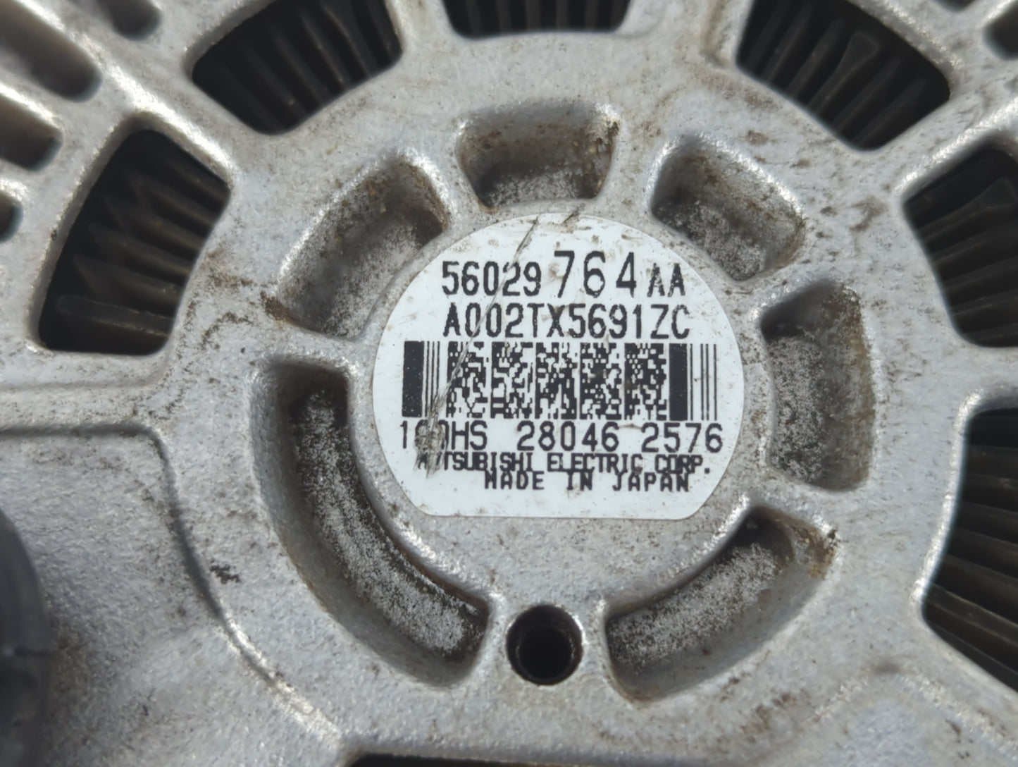 2017 Dodge Ram 1500 Alternator Replacement Generator Charging Assembly Engine OEM P/N:56029764AA Fits OEM Used Auto Parts - 