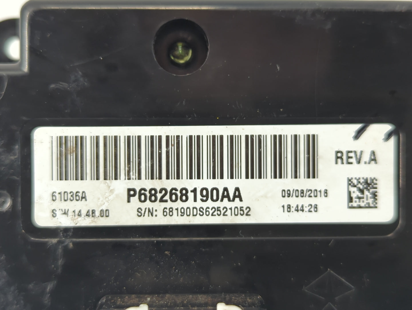 2017 Dodge Ram 1500 Climate Control Module Temperature AC/Heater Replacement P/N:P68268190AA Fits OEM Used Auto Parts - Oemu