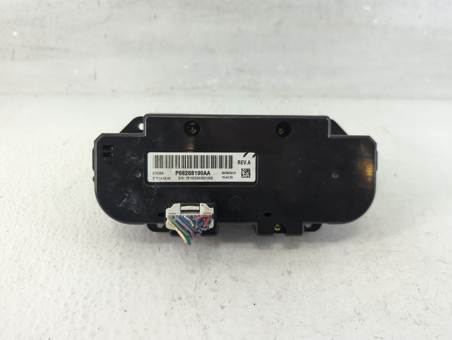 2017 Dodge Ram 1500 Climate Control Module Temperature AC/Heater Replacement P/N:P68268190AA Fits OEM Used Auto Parts - Oemu