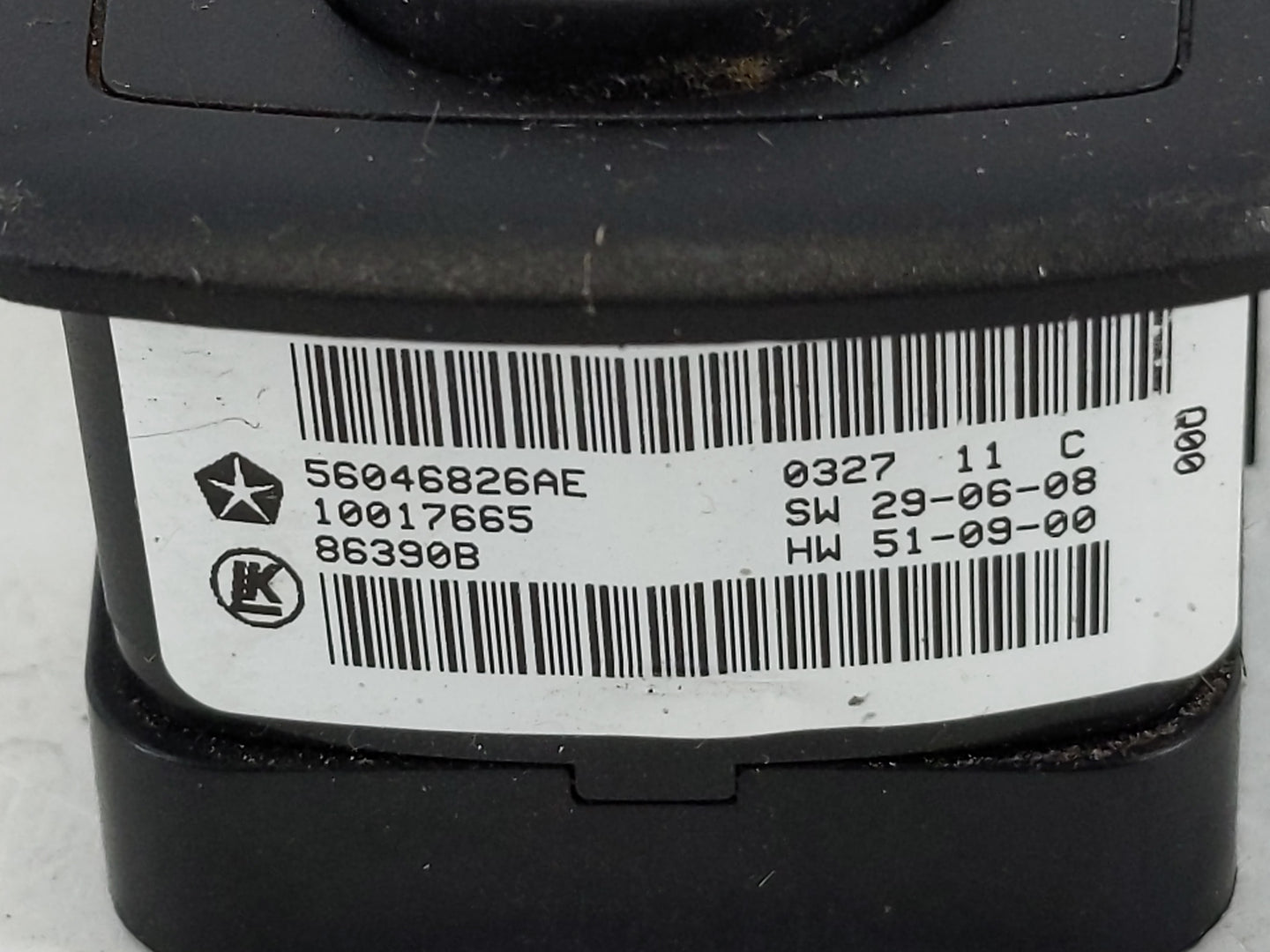 2017 Dodge Ram 1500 Master Power Window Switch Replacement Driver Side Left P/N:P56046826AE 68298088AA Fits OEM Used Auto Pa