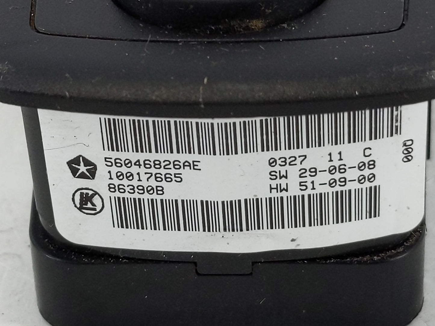 2017 Dodge Ram 1500 Master Power Window Switch Replacement Driver Side Left P/N:P56046826AE 68298088AA Fits OEM Used Auto Pa