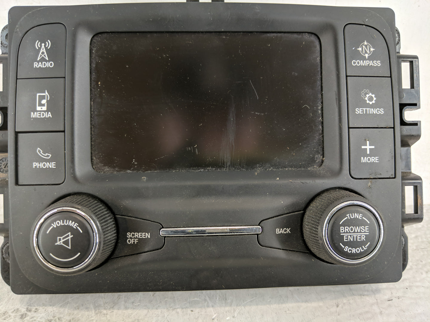 2017 Dodge Ram 1500 Radio AM FM Cd Player Receiver Replacement P/N:P68271367AC Fits OEM Used Auto Parts - Oemusedautoparts1.